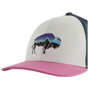 PATAGONIA Fitz Roy Bison Trucker Hat In Pink